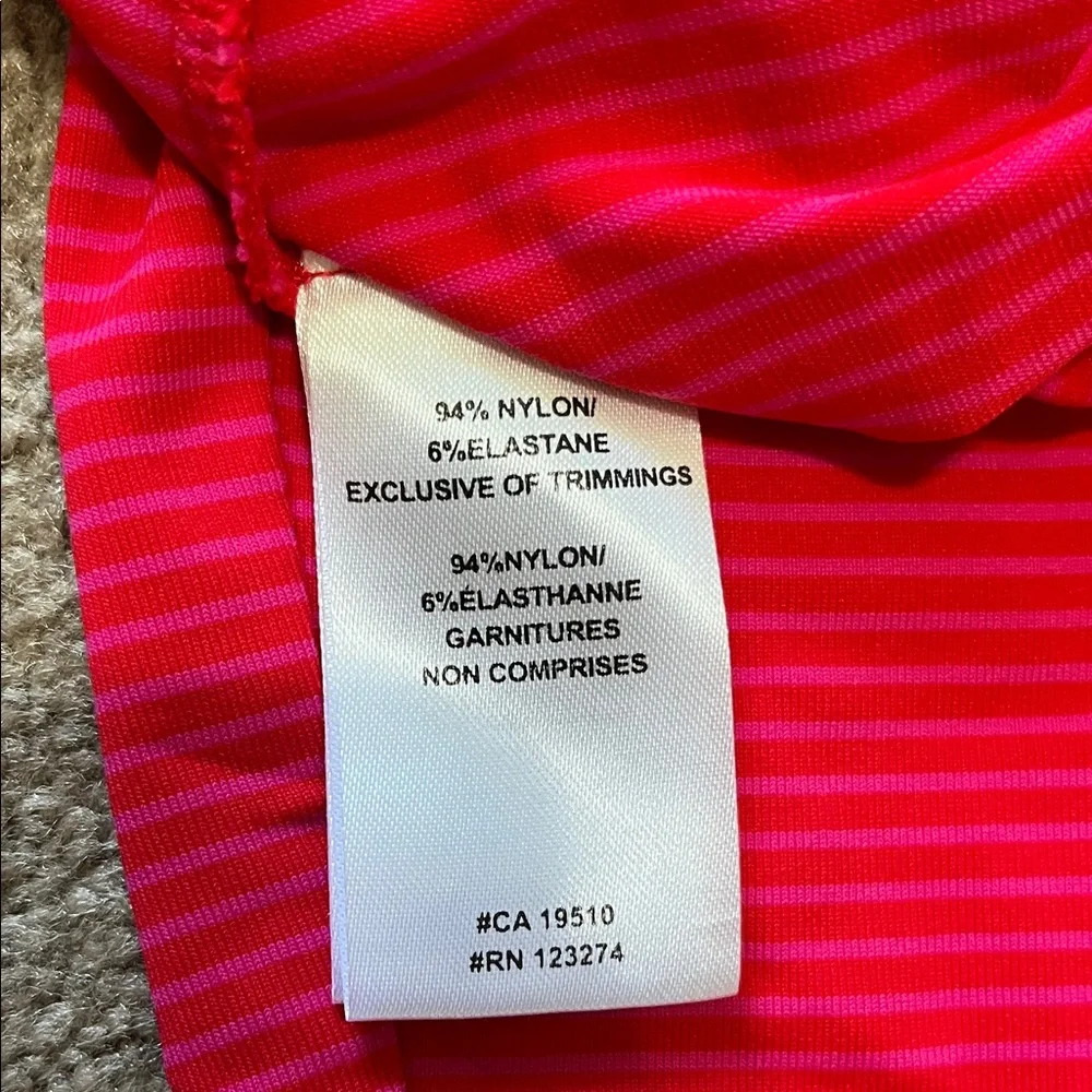 Lole Vibrant Pink Women's Athletic Zip Up Jacket Side pocket UPF 50 Size Large - Picture 4 of 11